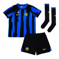 Camisa de Futebol Inter Milan Benjamin Pavard #28 Equipamento Principal Infantil 2023-24 Manga Curta (+ Calças curtas)